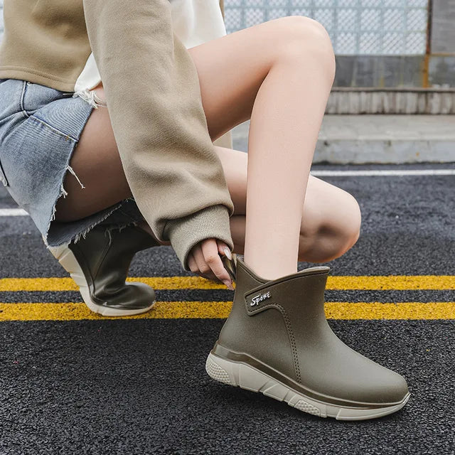 Dunkelgrüne Schuhe