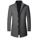 Tobias – Manteau homme cintré avec col à revers élégant