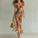 Yvelisse – Robe maxi bohème pour femme