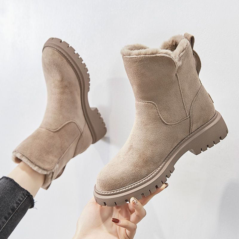 Damen Bequeme Stiefeletten Orthopädische Komfort Ankle Boots