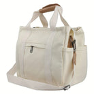 Damen Tote Bag groß Shopper Handtasche viele Fächer Schulterriemen - Image 7