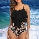 Damen Tankini Set Rüschen Hohe Taille 2-teilig - Image 5