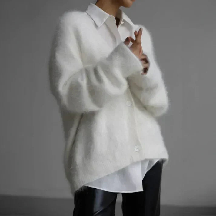 Damen Kaschmir Cardigan Locker Weich - Image 3
