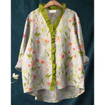 Aroha – Boho print bluse til damer