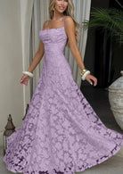 Damen Besticktes Maxi Abendkleid Elegant Lang - Image 17
