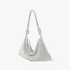Damen Glitzer Clutch Strass Abendtasche