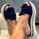 Damen Flache Sandalen Schleife Elegant - Image 8