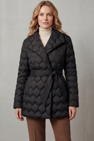 Damen Steppjacke Tailliert Longline Pufferjacke - Image 6