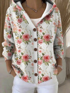 Damen Langer Cardigan Elegant Longcardigan Strickjacke - Image 5
