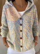 Damen Langer Cardigan Elegant Longcardigan Strickjacke - Image 6