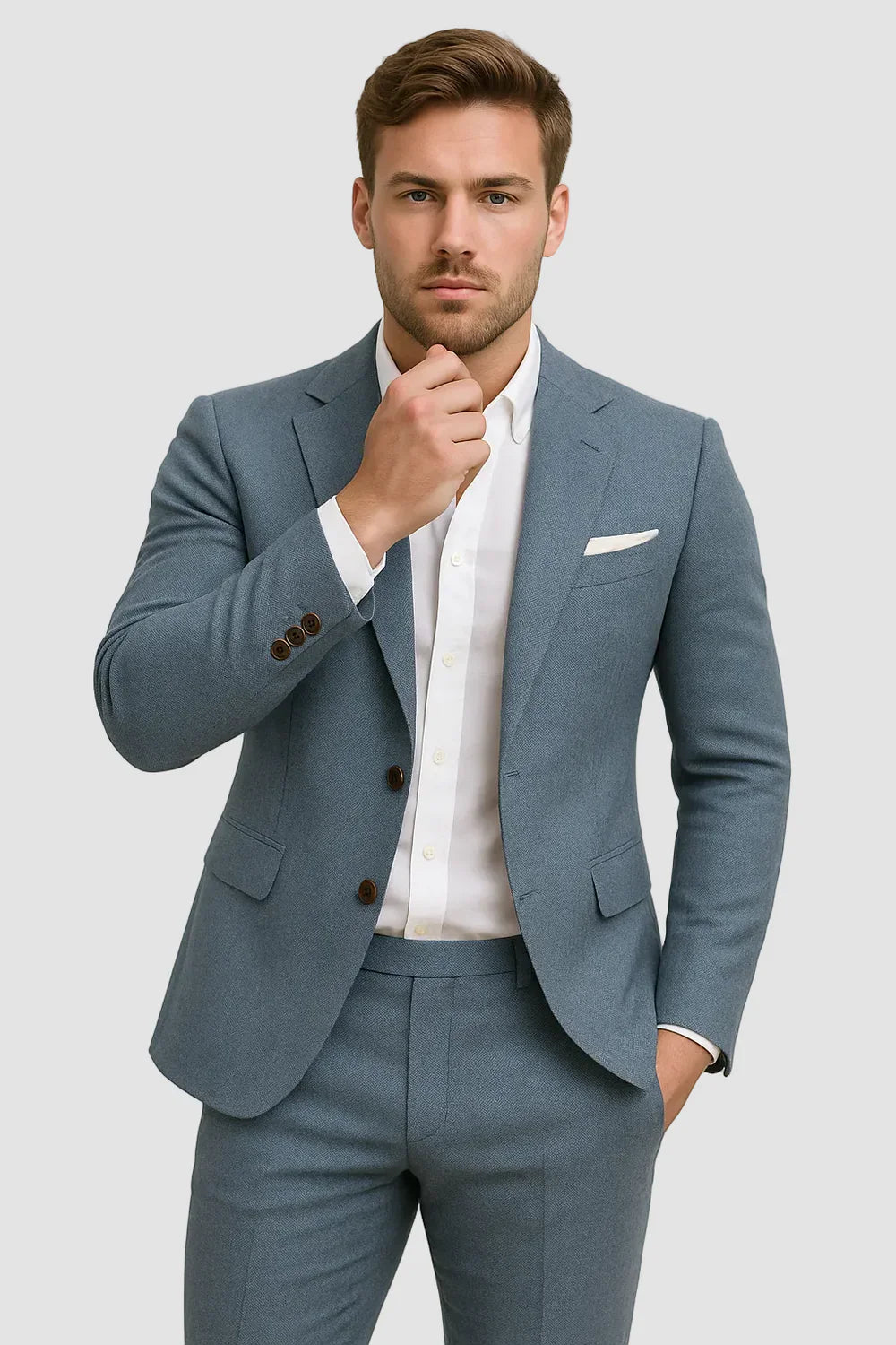 Men's Two Piece Slim Fit Suit Set