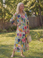 Irish - Florales Maxi Kleid
