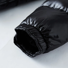 Herren Steppjacke glänzend mit Kapuze Winterjacke - Image 4