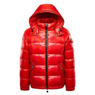 Herren Steppjacke glänzend mit Kapuze Winterjacke - Image 5