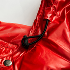 Herren Steppjacke glänzend mit Kapuze Winterjacke - Image 8