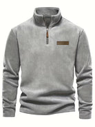 Herren Fleece Reißverschluss Pullover