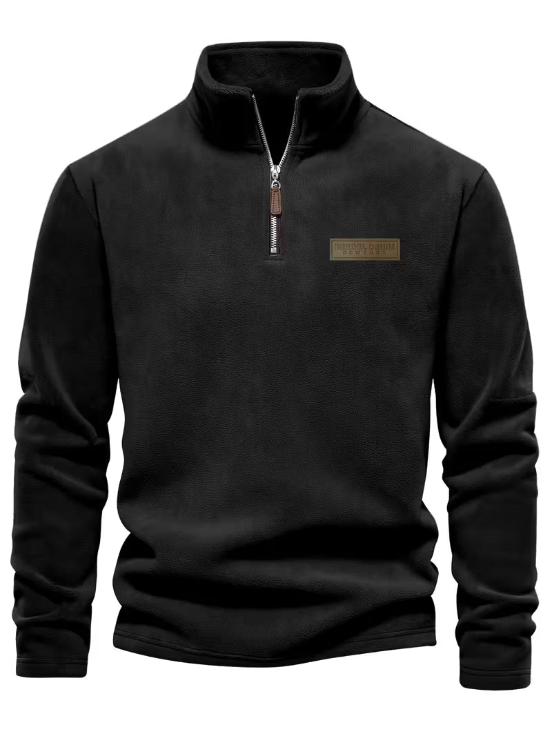 Herren Fleece Reißverschluss Pullover - Image 11