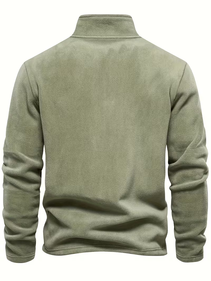 Herren Fleece Reißverschluss Pullover - Image 22