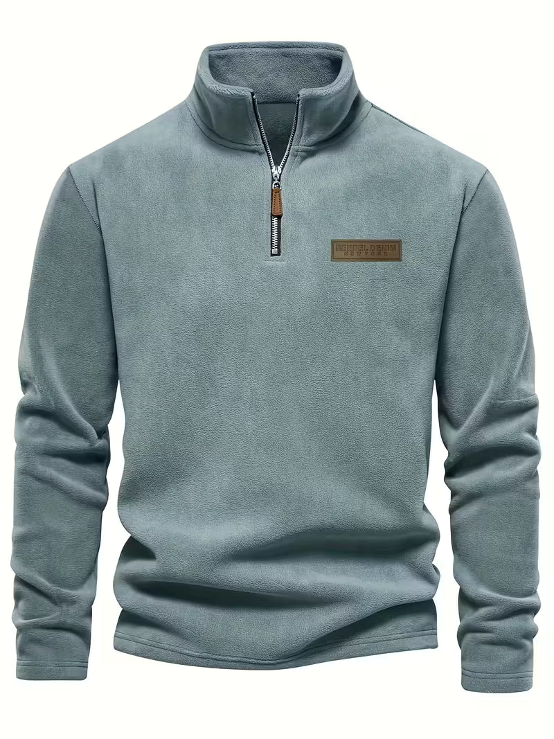 Herren Fleece Reißverschluss Pullover - Image 26