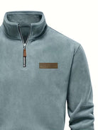 Herren Fleece Reißverschluss Pullover - Image 28