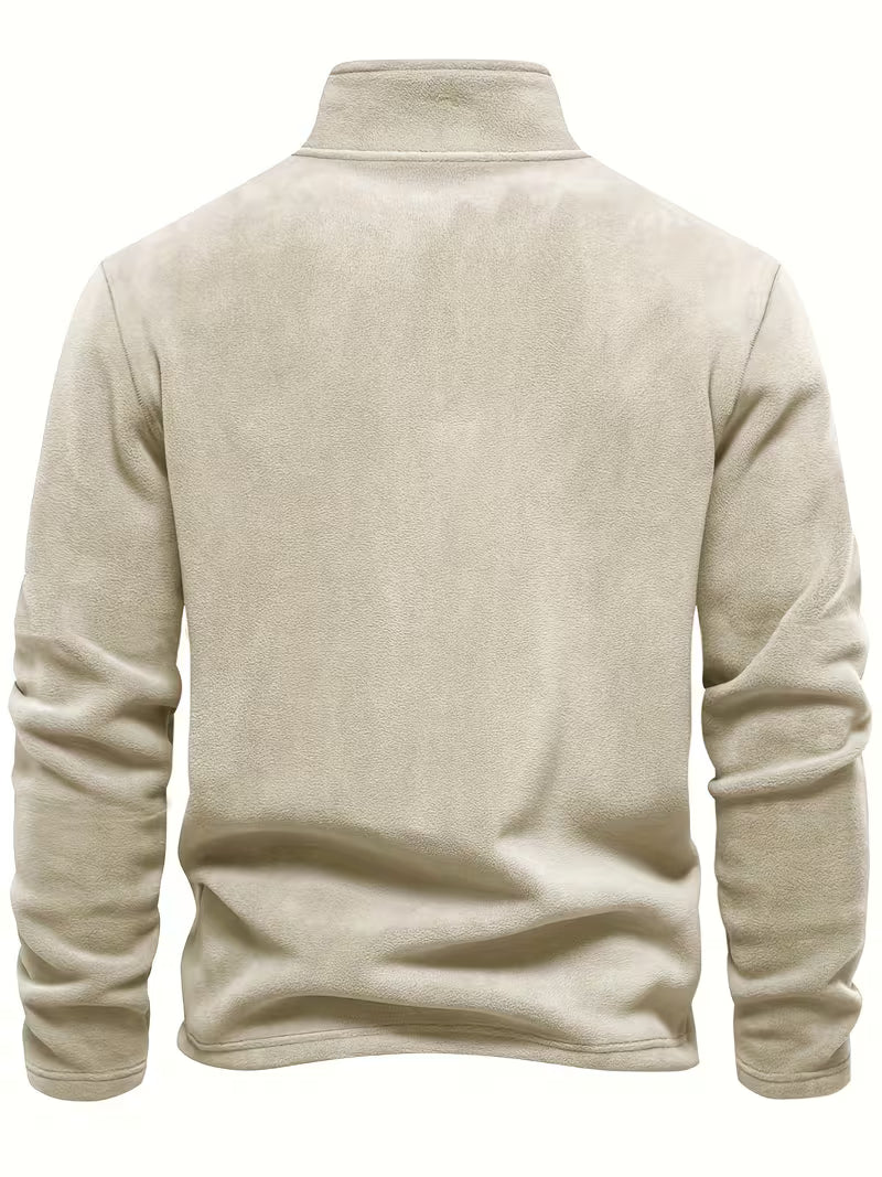 Herren Fleece Reißverschluss Pullover - Image 32