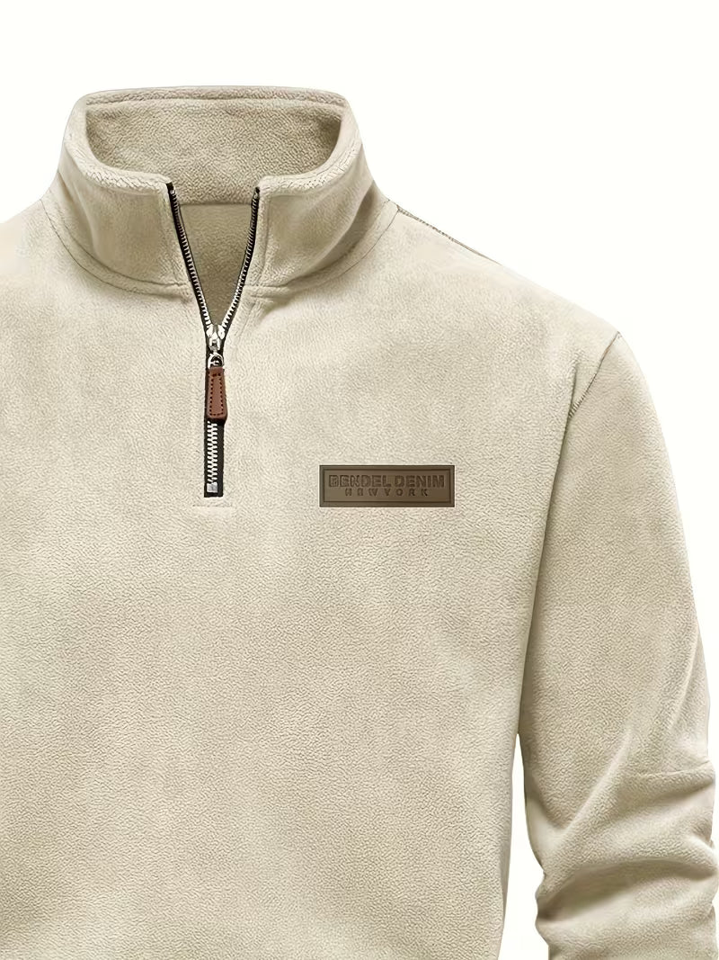 Herren Fleece Reißverschluss Pullover - Image 33