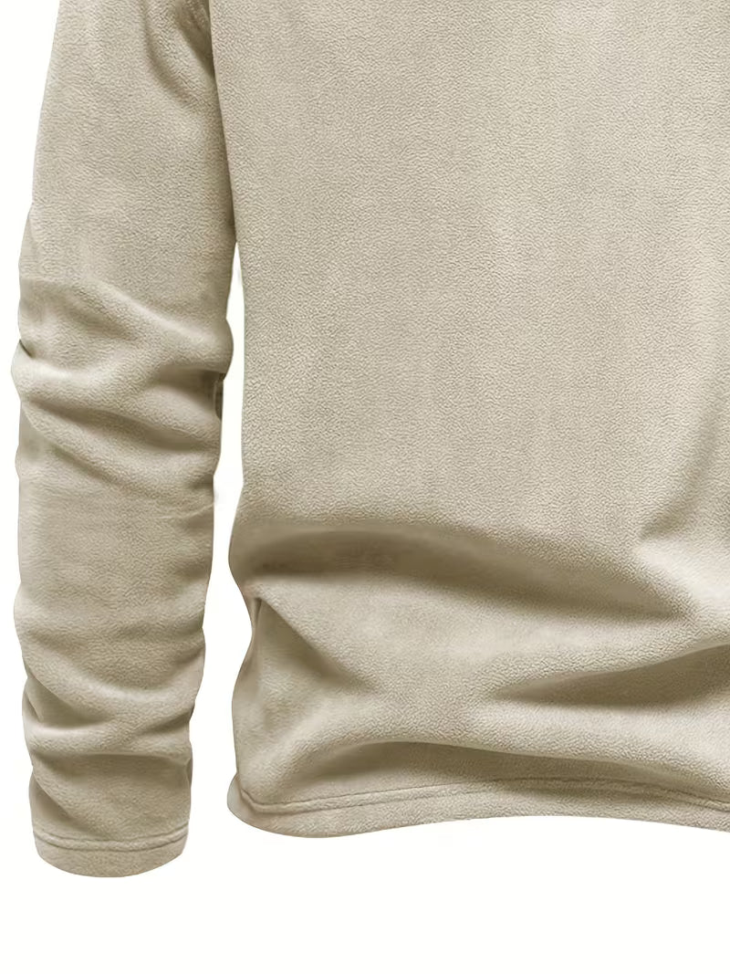 Herren Fleece Reißverschluss Pullover - Image 35