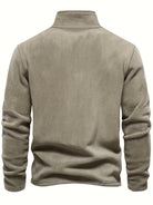 Herren Fleece Reißverschluss Pullover - Image 37