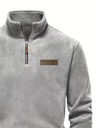 Herren Fleece Reißverschluss Pullover - Image 3