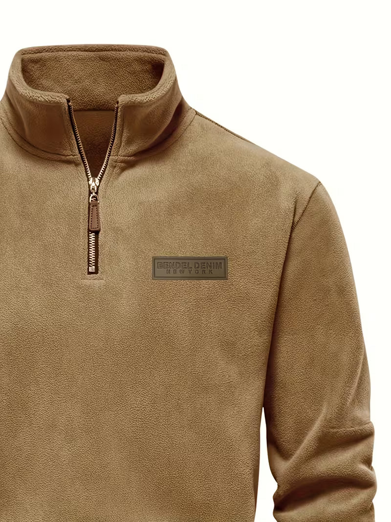 Herren Fleece Reißverschluss Pullover - Image 43