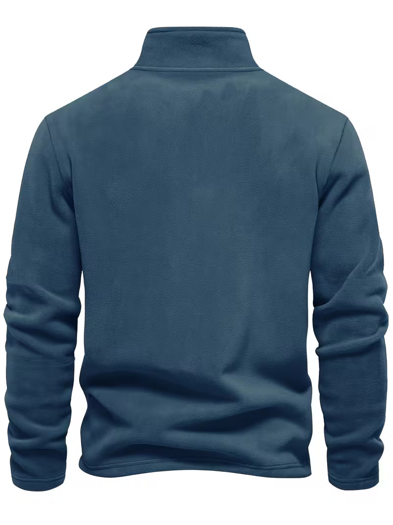 Herren Fleece Reißverschluss Pullover - Image 47