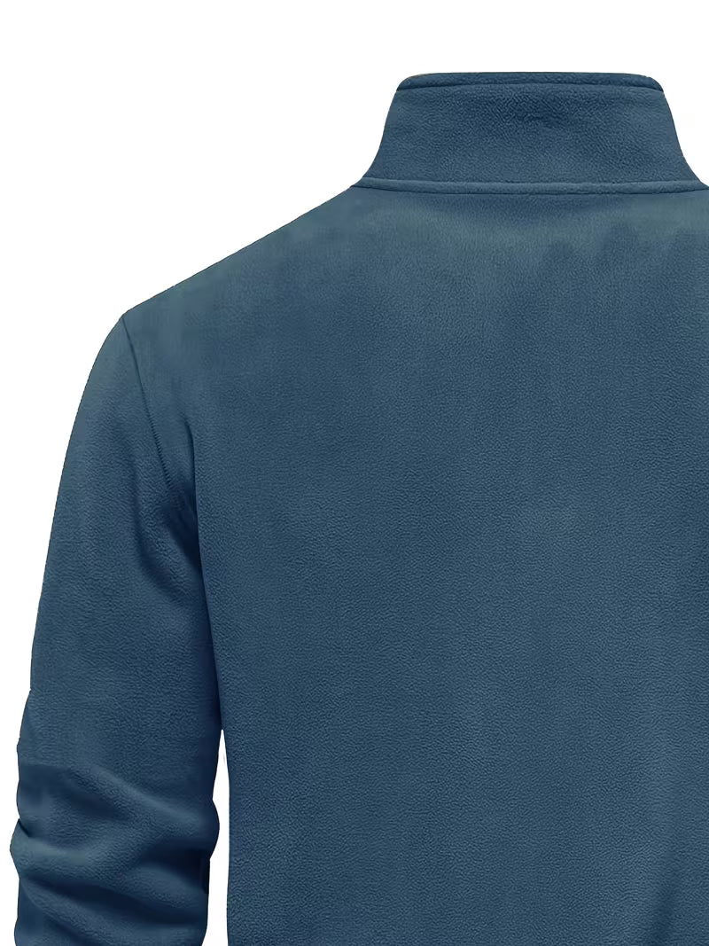 Herren Fleece Reißverschluss Pullover - Image 50