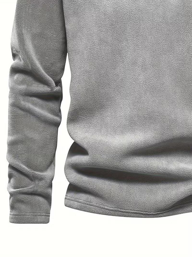 Herren Fleece Reißverschluss Pullover - Image 4