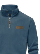Herren Fleece Reißverschluss Pullover - Image 48