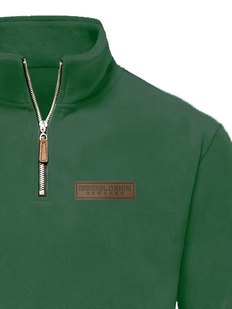 Herren Fleece Reißverschluss Pullover - Image 53
