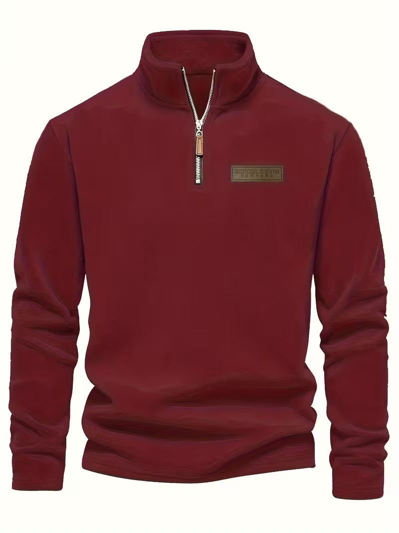 Herren Fleece Reißverschluss Pullover - Image 56