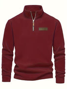 Herren Fleece Reißverschluss Pullover - Image 56