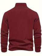Herren Fleece Reißverschluss Pullover - Image 57
