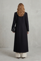 Damen Langer Wollmantel Tailliert - Image 4