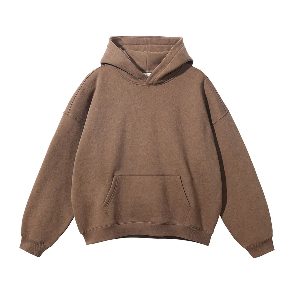 Herren Relaxed Fit Pullover Hoodie mit Kängurutasche - Image 15