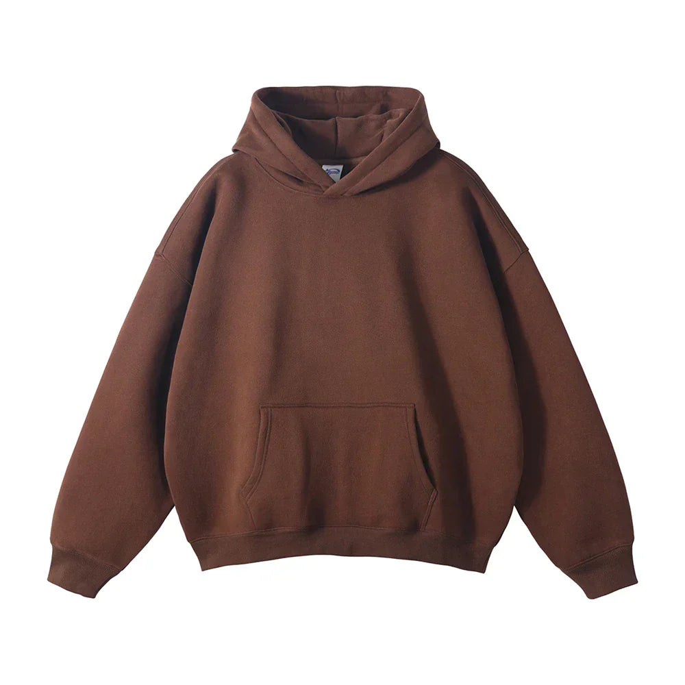 Herren Relaxed Fit Pullover Hoodie mit Kängurutasche - Image 16