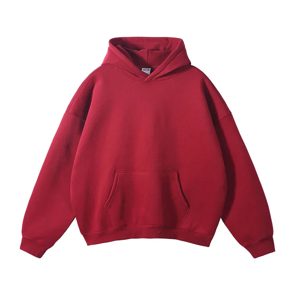 Herren Relaxed Fit Pullover Hoodie mit Kängurutasche - Image 2