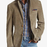 Vittoriano – Veste pour homme avec revers tombant et boutons sur le devant