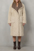 Damen Wendemantel Faux Shearling Oversized - Image 6