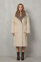 Damen Wendemantel Faux Shearling Oversized - Image 5
