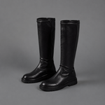 Women's mid-calf boots with pointed toe