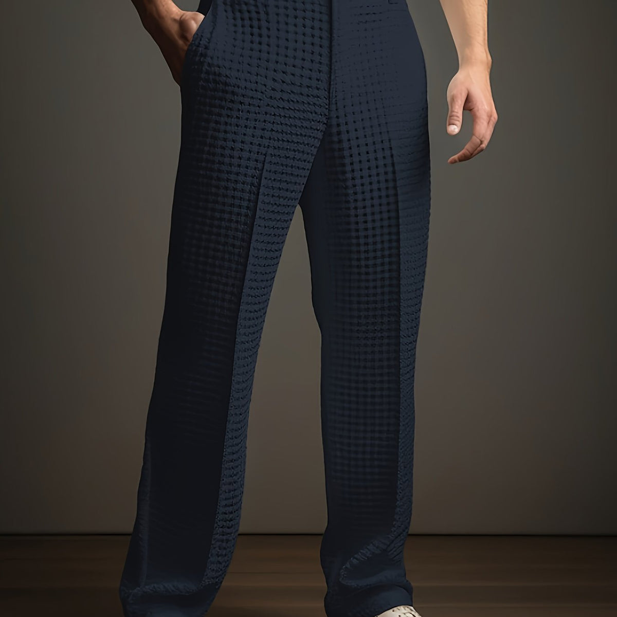 Damen Stoffhose Gerade Geschnitten Elegant Business