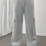 Women's Cargo Joggers with a Relaxed Fit and Drawstring Waist