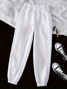 Damen Elegante Jogginghose Kordelzug Relaxed Fit - Image 12