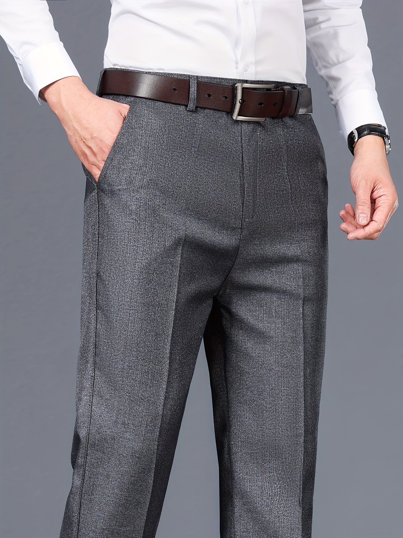 Damen Stoffhose Gerades Bein Business Tailored Fit - Image 4